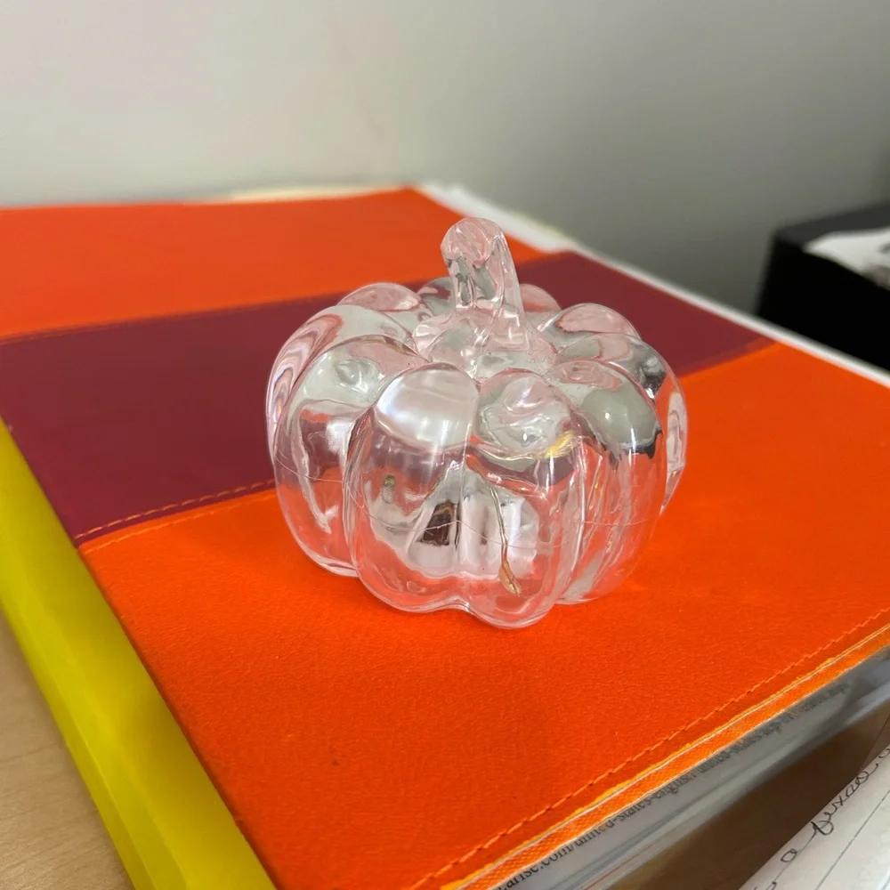Acrylic clearPumpkin LED Light-Halloween-Fall- Decor - Picture 2 of 2
